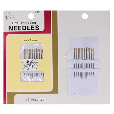 Иглы для слабовидящих Self-threading NEEDLES в уп.12 игл